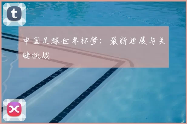 中国足球世界杯梦：最新进展与关键挑战
