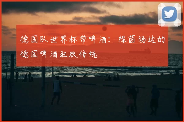 德国队世界杯带啤酒：绿茵场边的德国啤酒狂欢传统